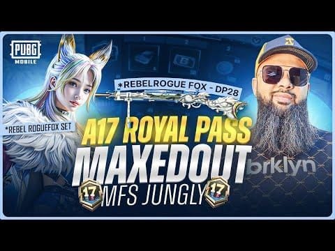 Костюм персонажа Rebel Rogue Fox из Royale Pass A17, 100 уровень