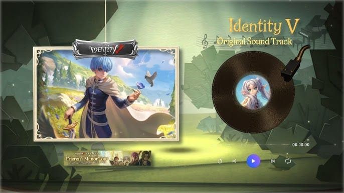 Identity V Frieren collaboration Unknown Adventure interactive map with mini-games and story segments