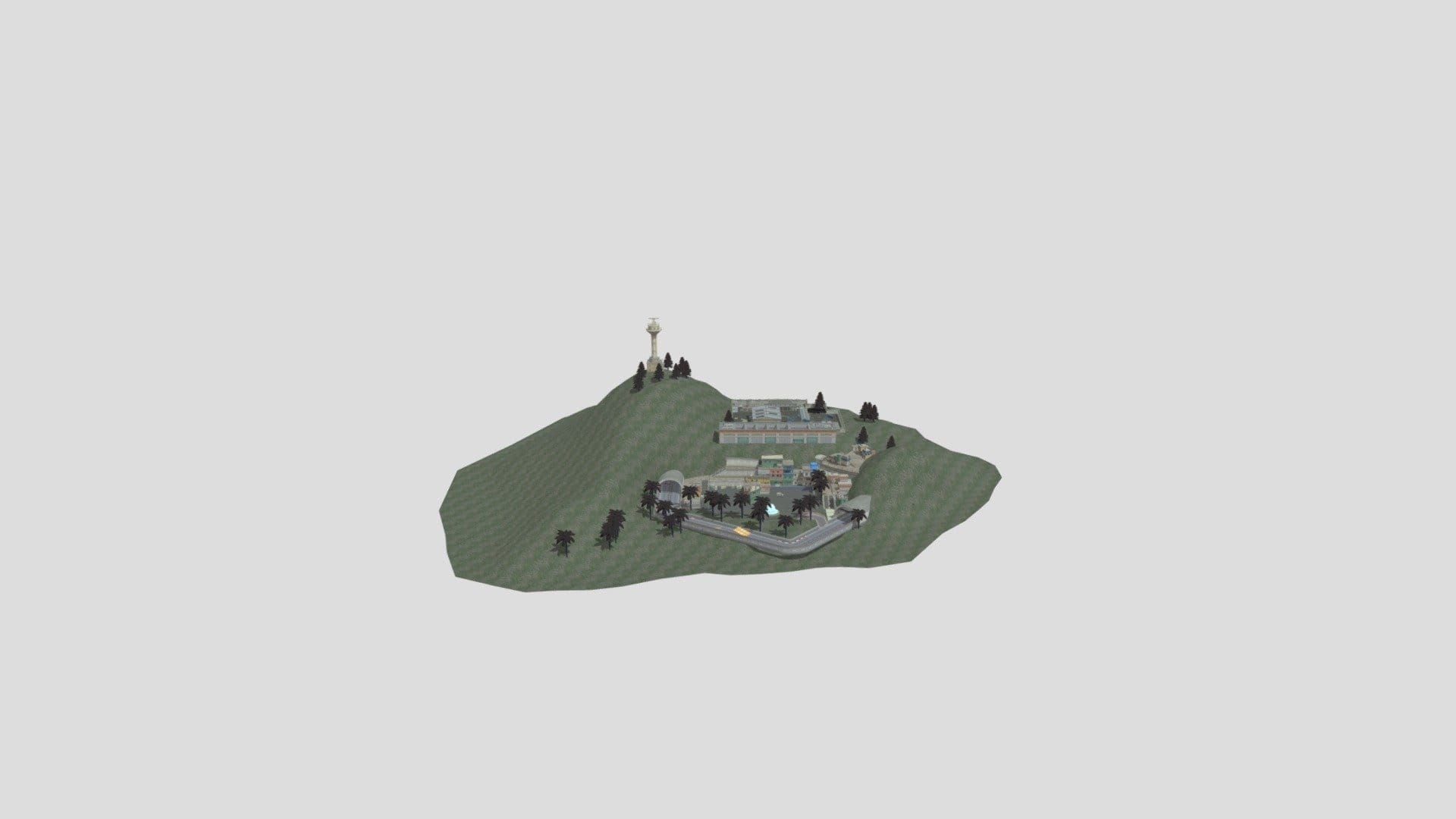 Free Fire Training Grounds map for sensitivity testing