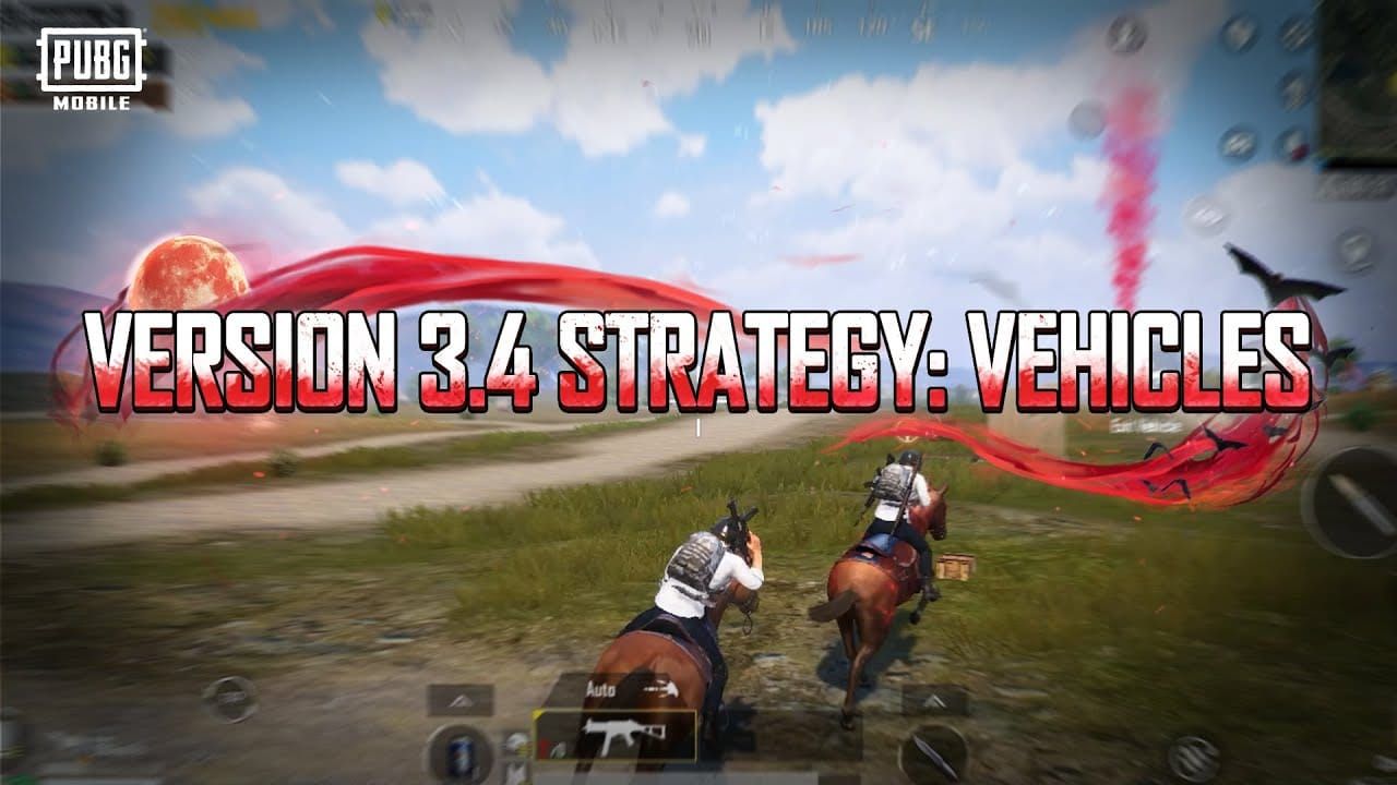 PUBG Mobile Horse vehicle in Rondo map