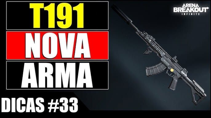 Скриншот снаряжения среднего уровня в Arena Breakout Mobile: винтовка T191, броня 4 класса и разгрузка для миссий в Аэропорту