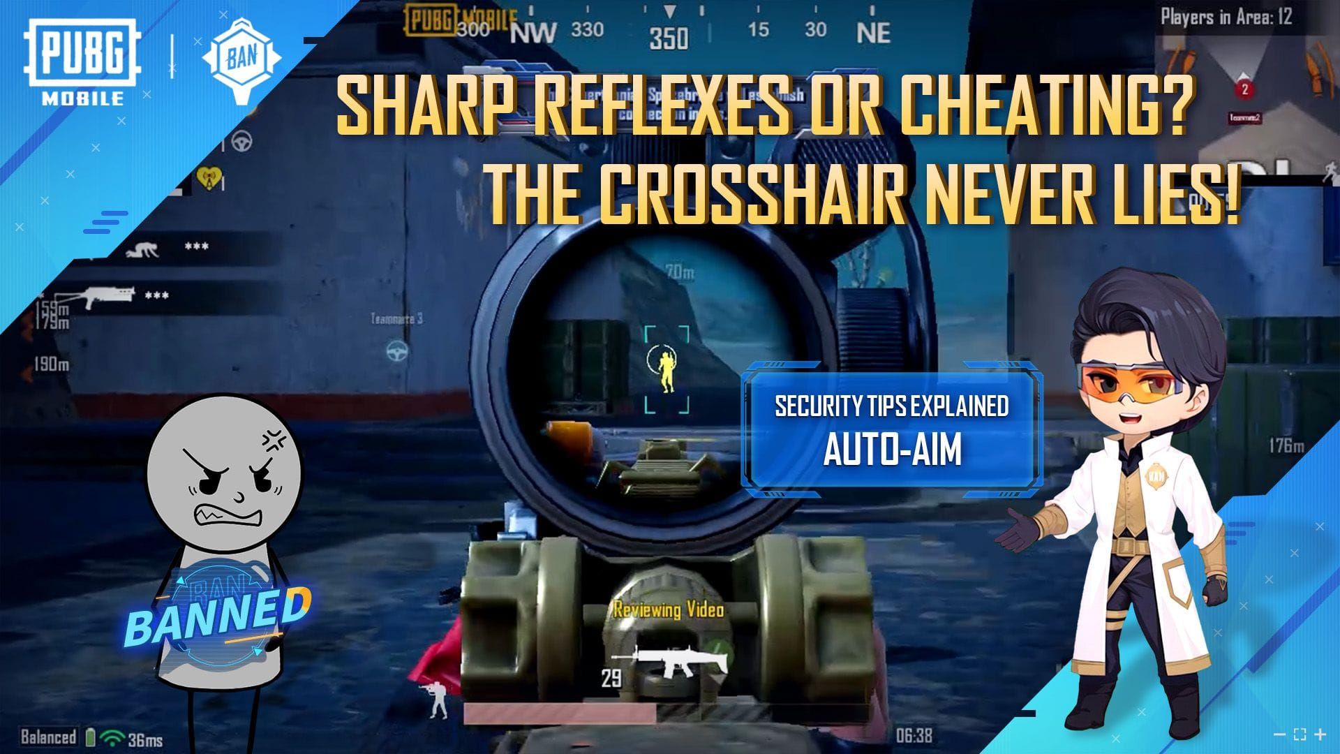 Сравнение официального сайта активации PUBG Mobile и поддельных мошеннических сайтов