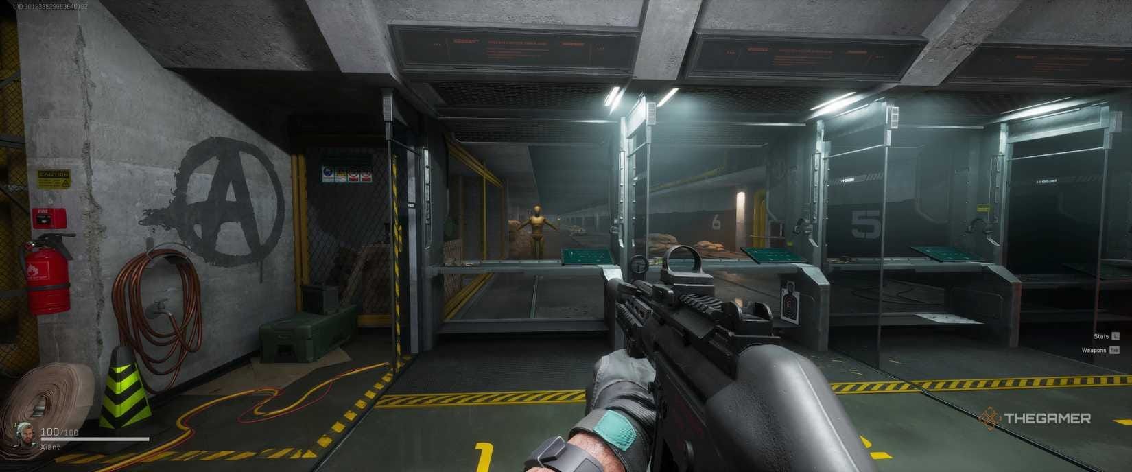 Delta Force firing range movers screenshot