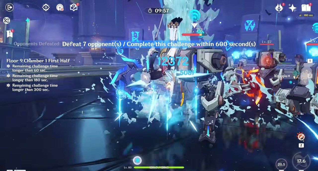 9-й этаж Витой Бездны в гайде по Каменям Истока Genshin Impact