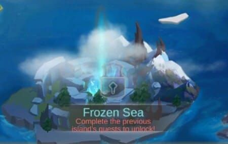 Карта «Ледяное море» в Mobile Legends Bang Bang с указанием узких мест и объектов