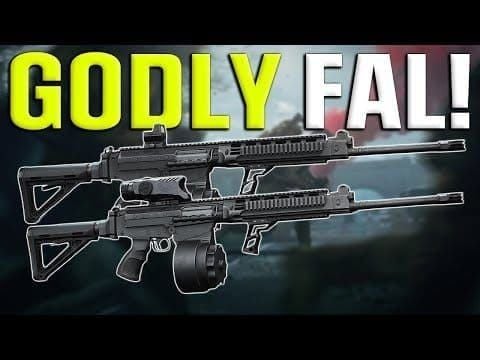 Arena Breakout S-Tier weapons: FAL, MPX, SJ16 in game view