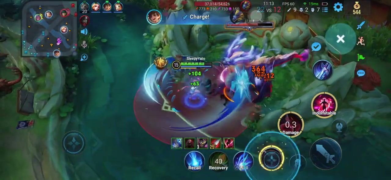 Honor of Kings Umbrosa jungle taking Tyrant at level 15