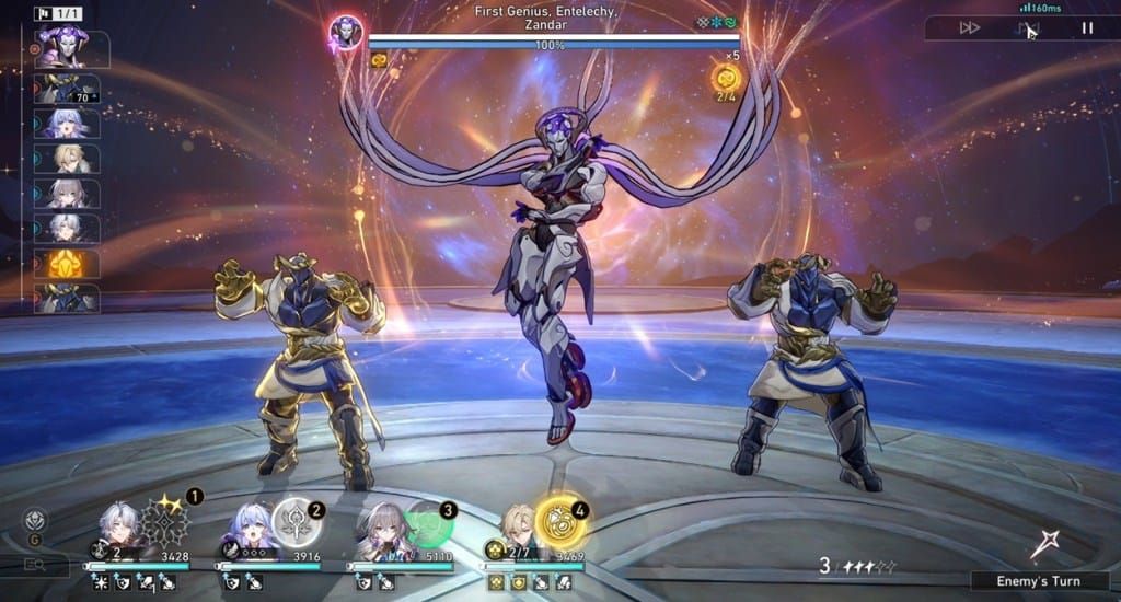 Sky-Shrouding Stardevourer Swarm boss fight in Honkai Star Rail Apocalyptic Shadow
