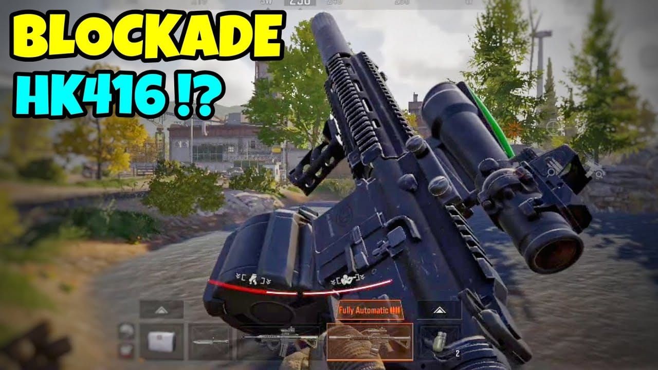 Оружие HK416 в Arena Breakout: Infinite в игровом окружении