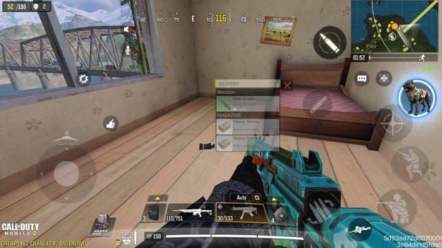 PUBG Mobile ammunition allocation chart showing optimal inventory distribution