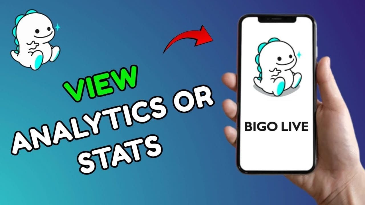 Аналитика BIGO Live, показывающая метрику «Общее количество просмотров» и связанные с ней статистические данные о вовлеченности