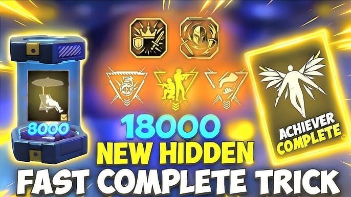 Free Fire daily missions interface displaying gold rewards and completion status
