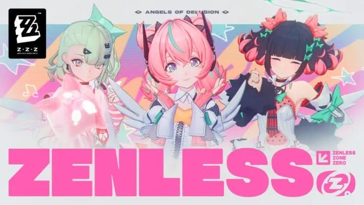 Арт агентов S-ранга Zenless Zone Zero из фракции Ангелы заблуждения: Сунна, Ария, Наньгун Юй