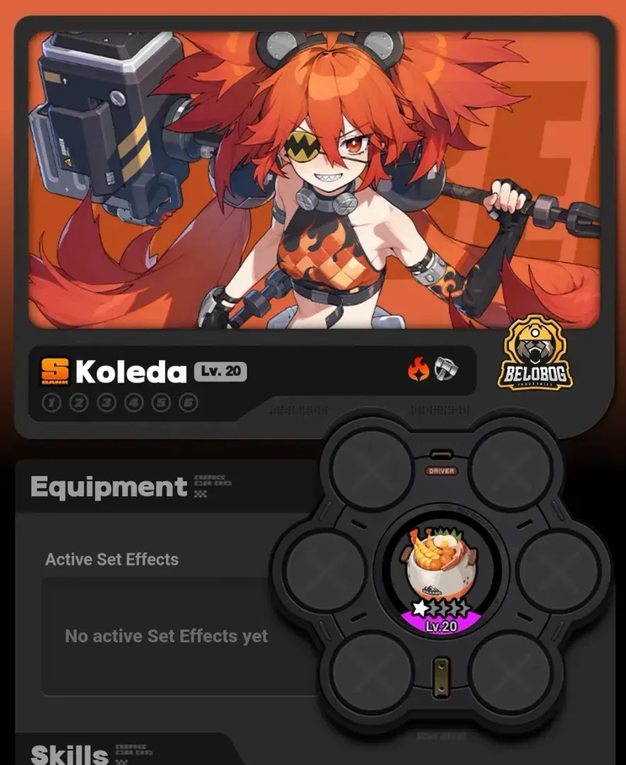 Zenless Zone Zero Коледа, снаряжение Hellfire Gears