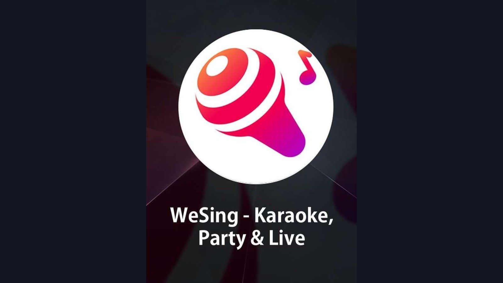 WeSing official karaoke app branding