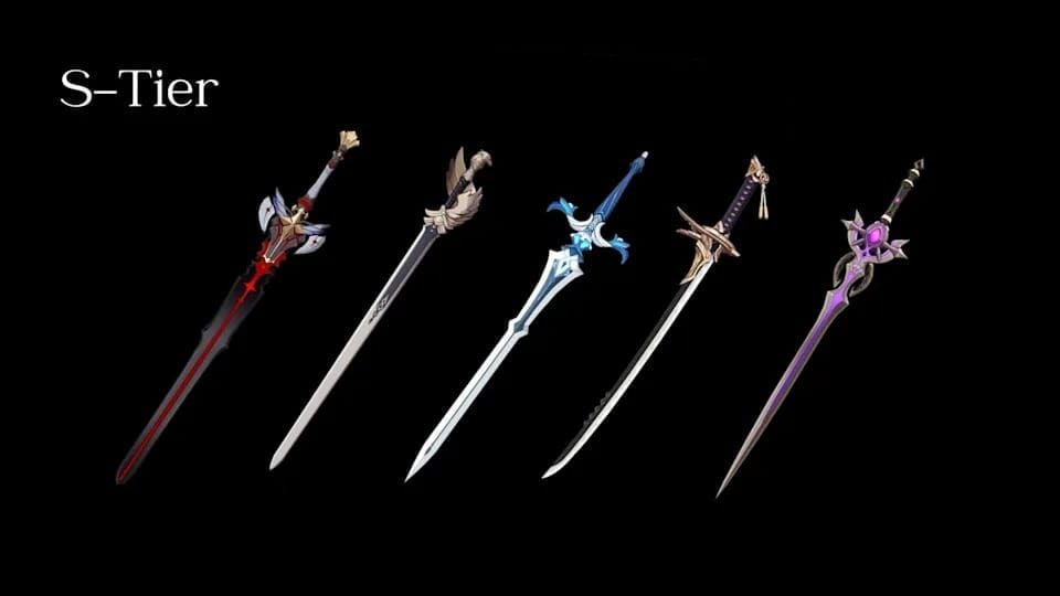 Genshin Impact Moonweaver's Dawn 4-star sword from Nod-Krai MSQ