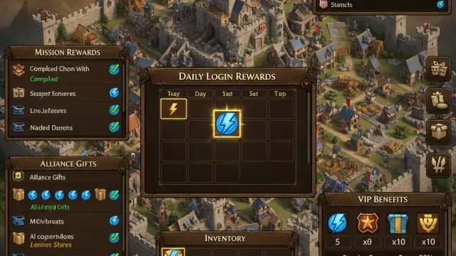 Be The King stamina replenishment and Storehouse energy interface