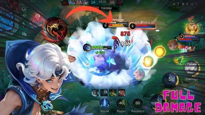 Mobile Legends Bang Bang Cloudrise Sora optimal build flowcharts