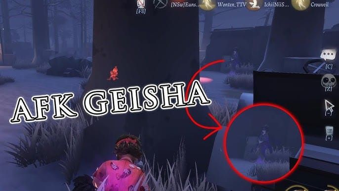 Предупреждение об обнаружении AFK в игре Identity V