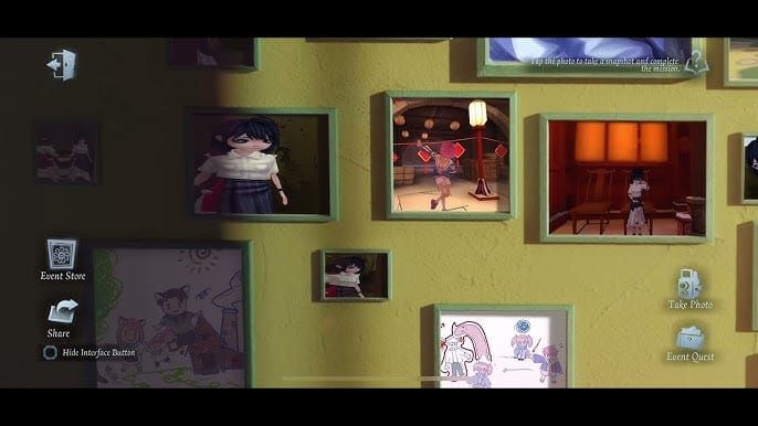 Identity V crossover event interface showing event timeline and duration