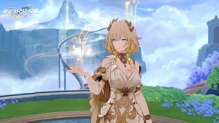 Honkai Star Rail Aglaea 134 SPD relic build stats screenshot