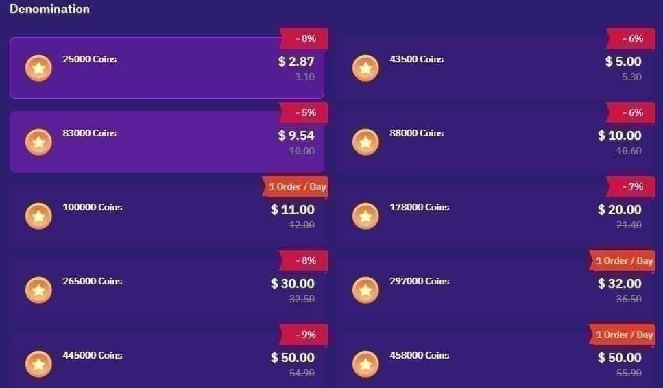 Сравнительная таблица эффективности пакетов монет SuperLive с учетом промо-акций в марте 2026 года