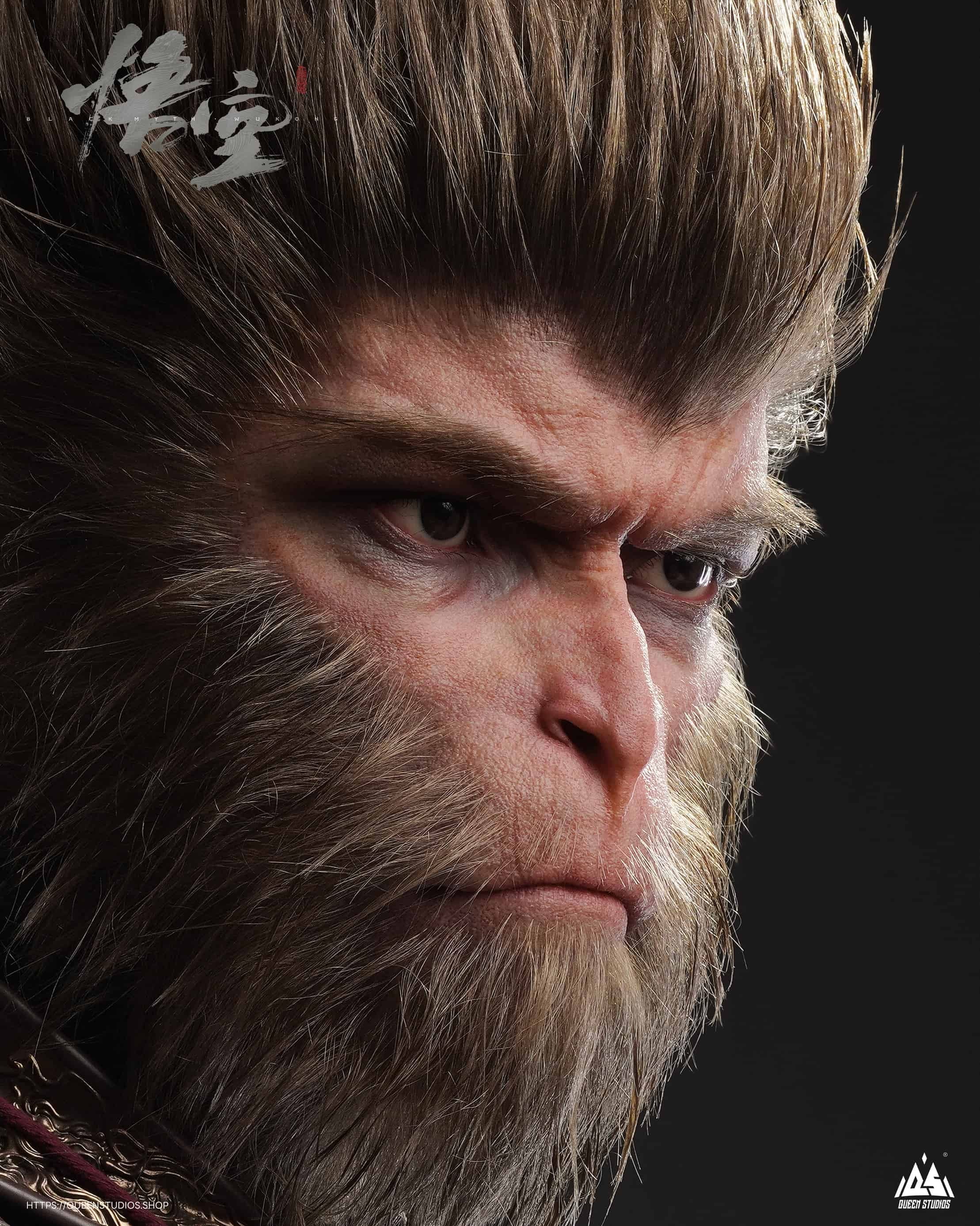 QueenStudios collaborates with Youke to launch "Black Myth: Wukong" Destiny Man 1/1 bust statue
