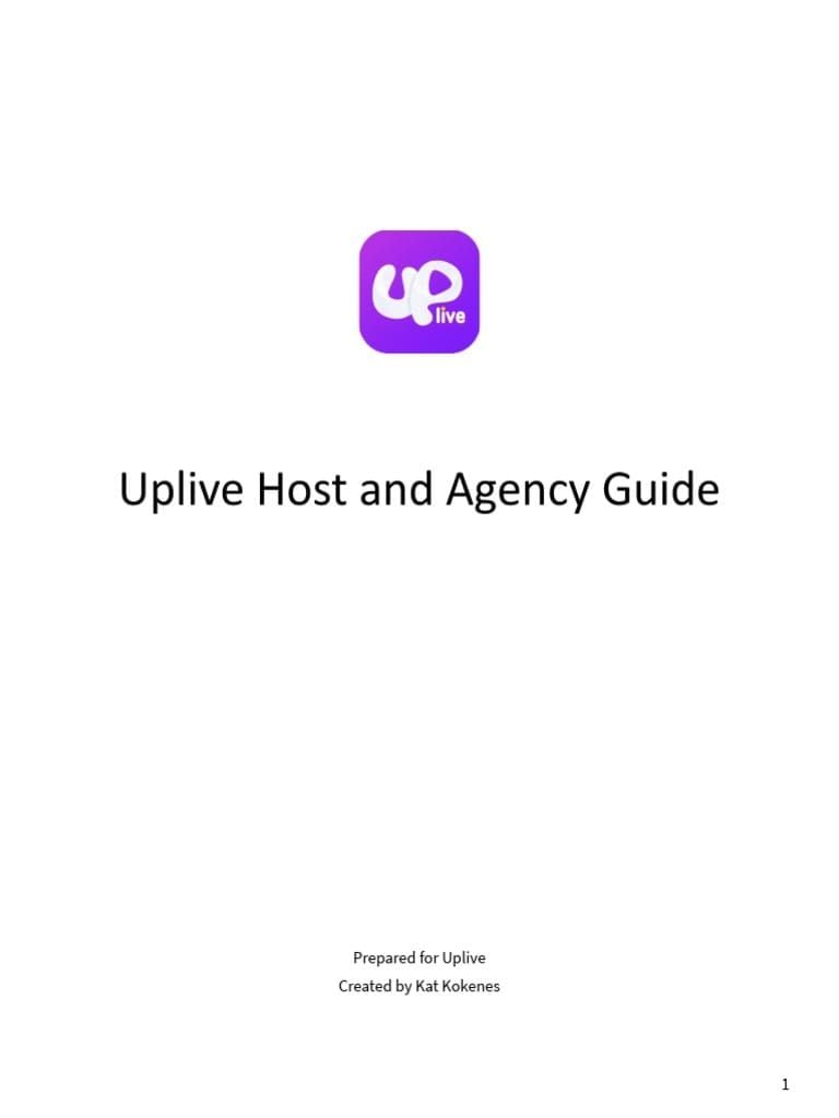 Guide to 1-hour daily Uplive streaming routine