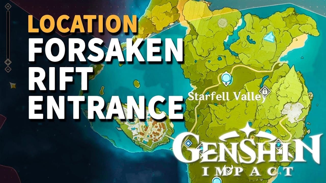 Genshin Impact map of Durin artifact and material farming locations