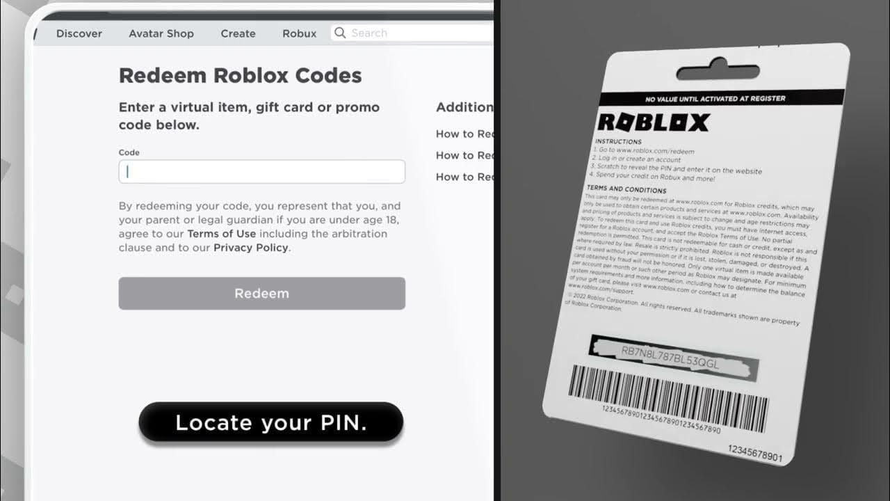 Пошаговое руководство по активации подарочной карты Roblox