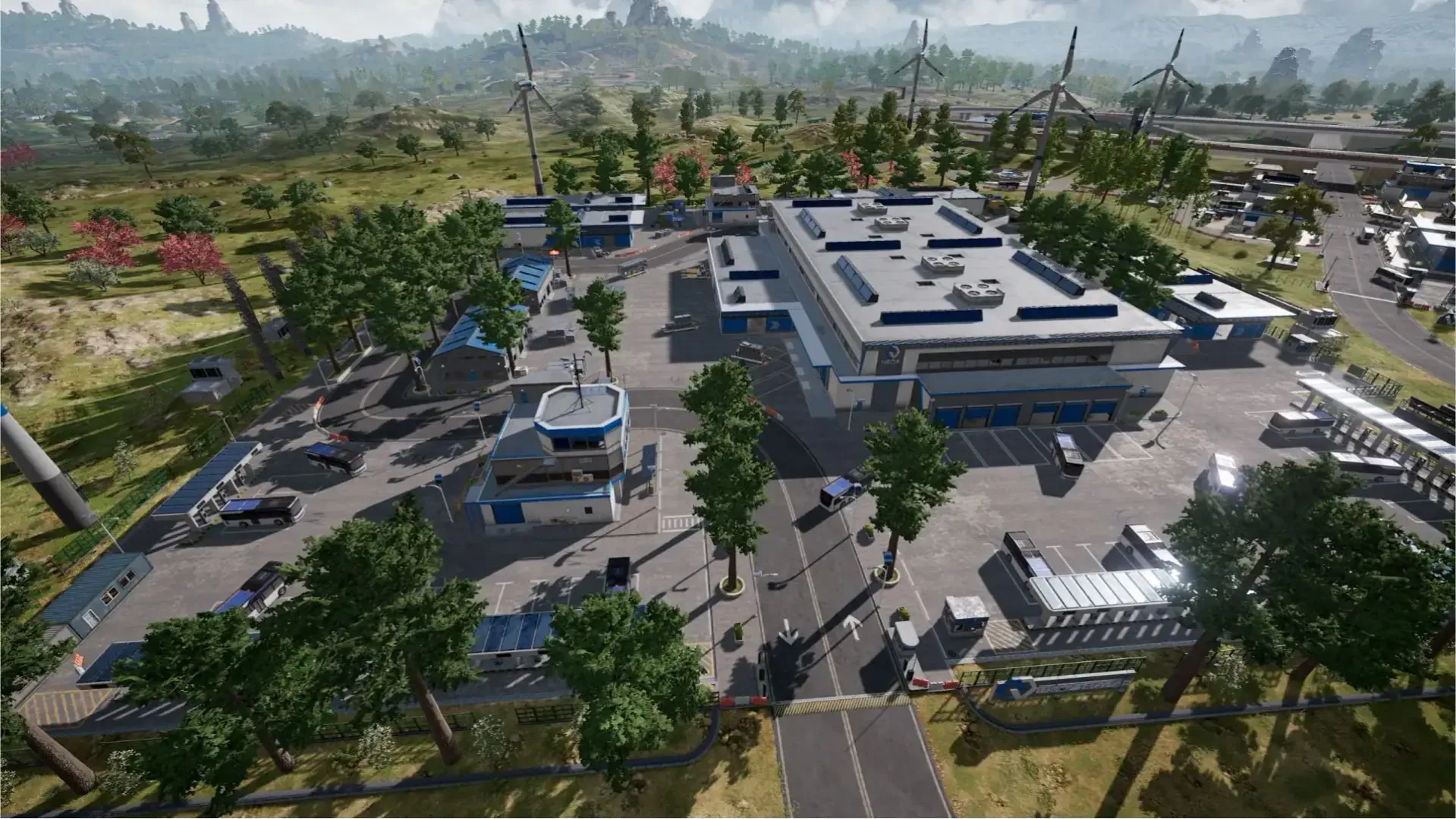 NEOX Factory location and vehicle spawns on Rondo map