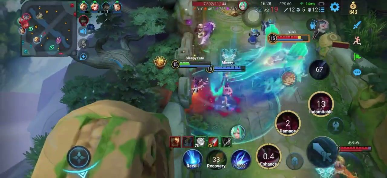 Honor of Kings Umbrosa Mask Spirits late-game jungle teamfight