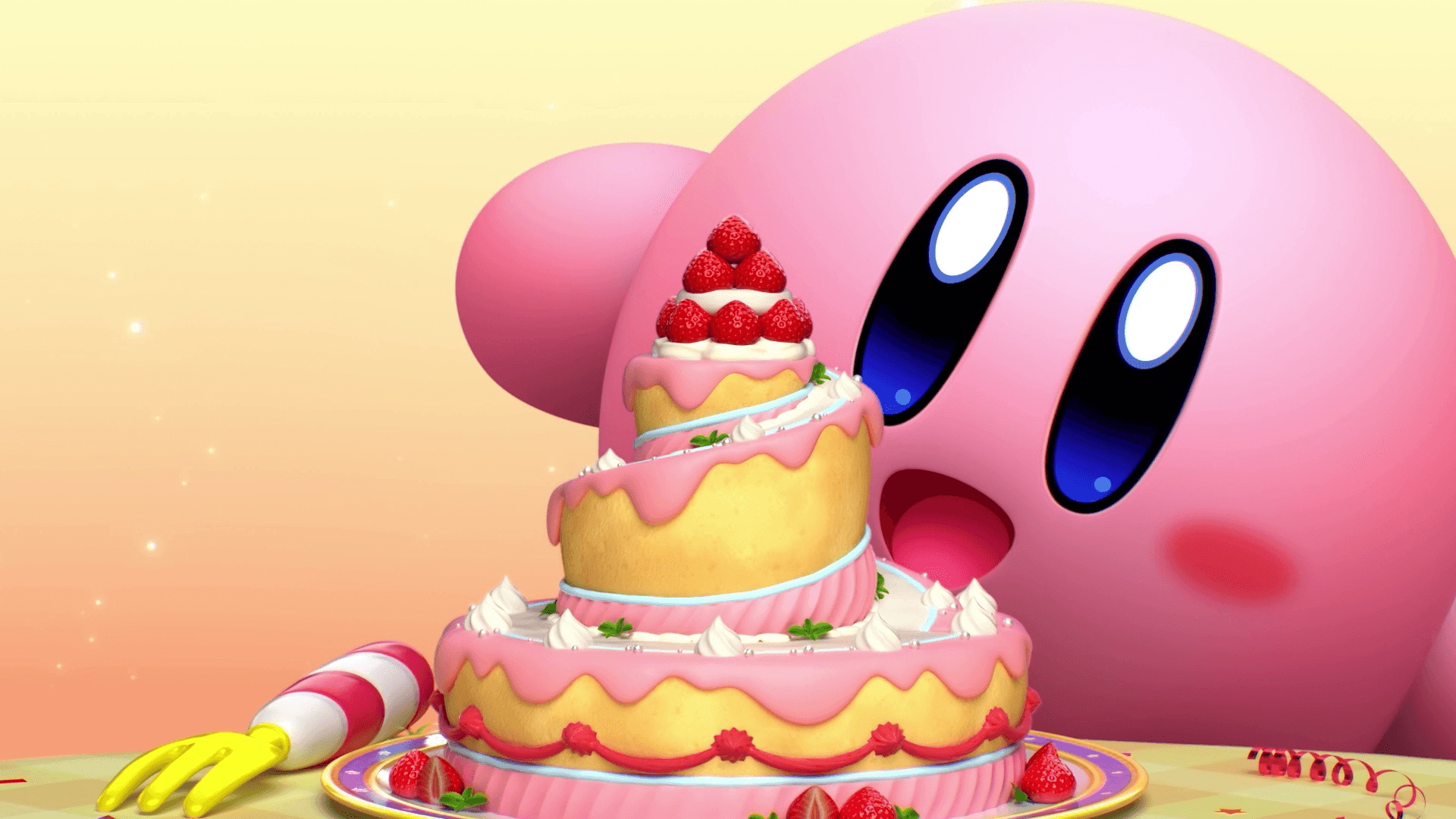 Супербольшую плюшевую игрушку «Food Festival Kirby» можно заказать уже сегодня.