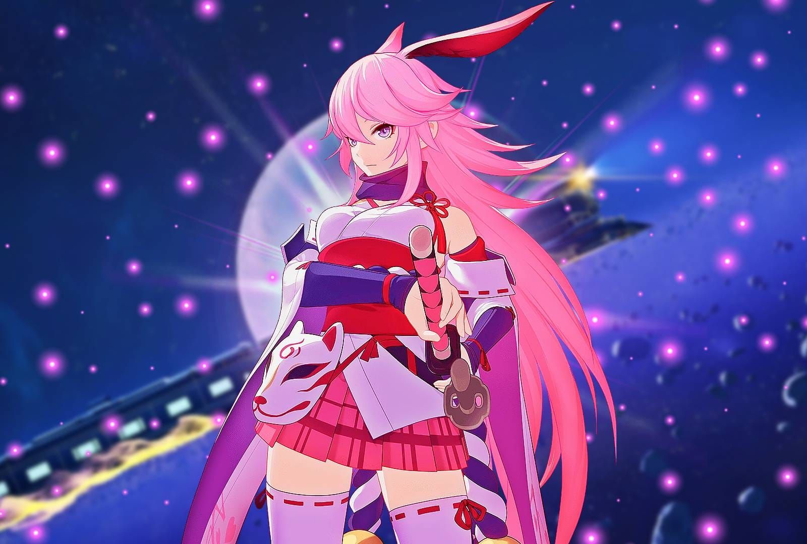 SP Sparkle Hanami character artwork from Honkai Star Rail showing the Elation Path DPS character