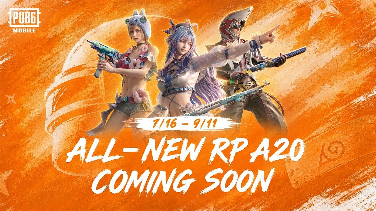 Официальный баннер PUBG Mobile Royale Pass A20 для 31-го сезона