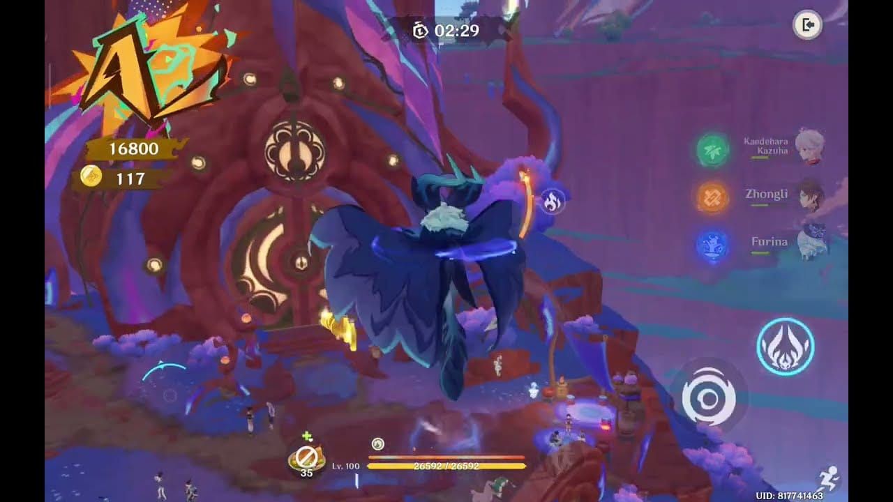 Genshin Impact Leap to the Peak challenge guide screenshot