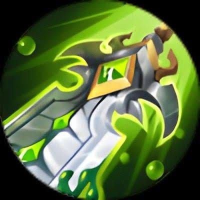 Иконка предмета Mobile Legends Клинок Отчаяния, показывающая характеристики и пассивную способность