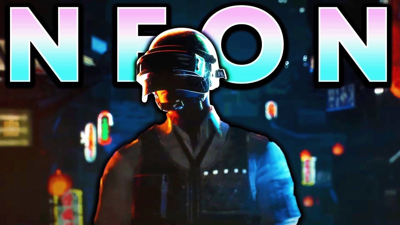 Neon Town map area in PUBG Mobile Transformers collaboration