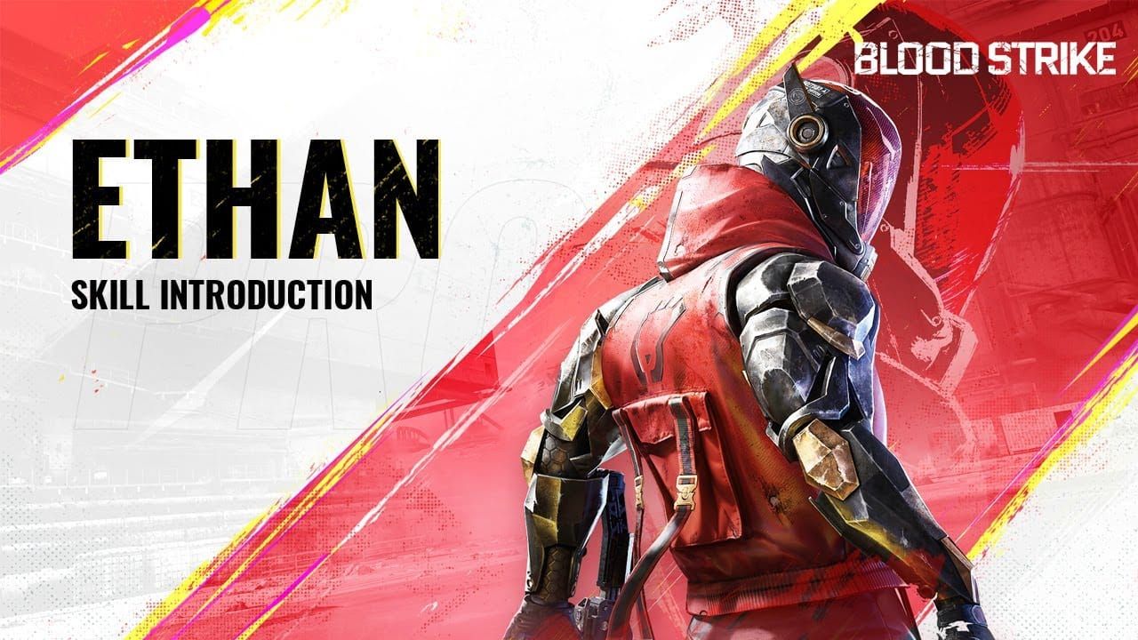 Blood Strike ETHAN character using Protection Matrix ability for tactical advantage
