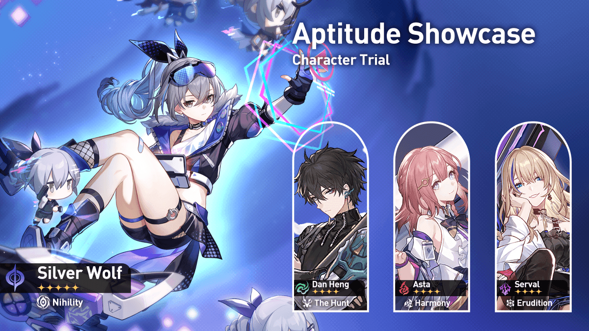 Honkai Star Rail budget team characters including Сервал, Дань Хэн, Аста and Рысь