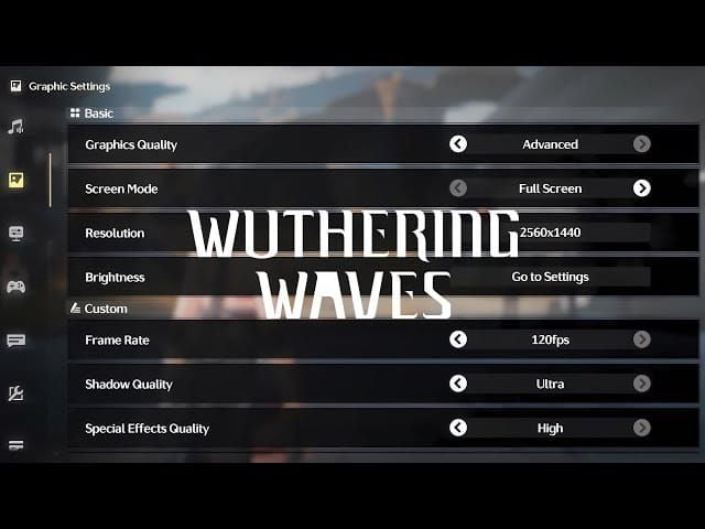 Меню «Другие настройки» в Wuthering Waves с видимым пунктом «Код активации» после достижения 2-го уровня Союза