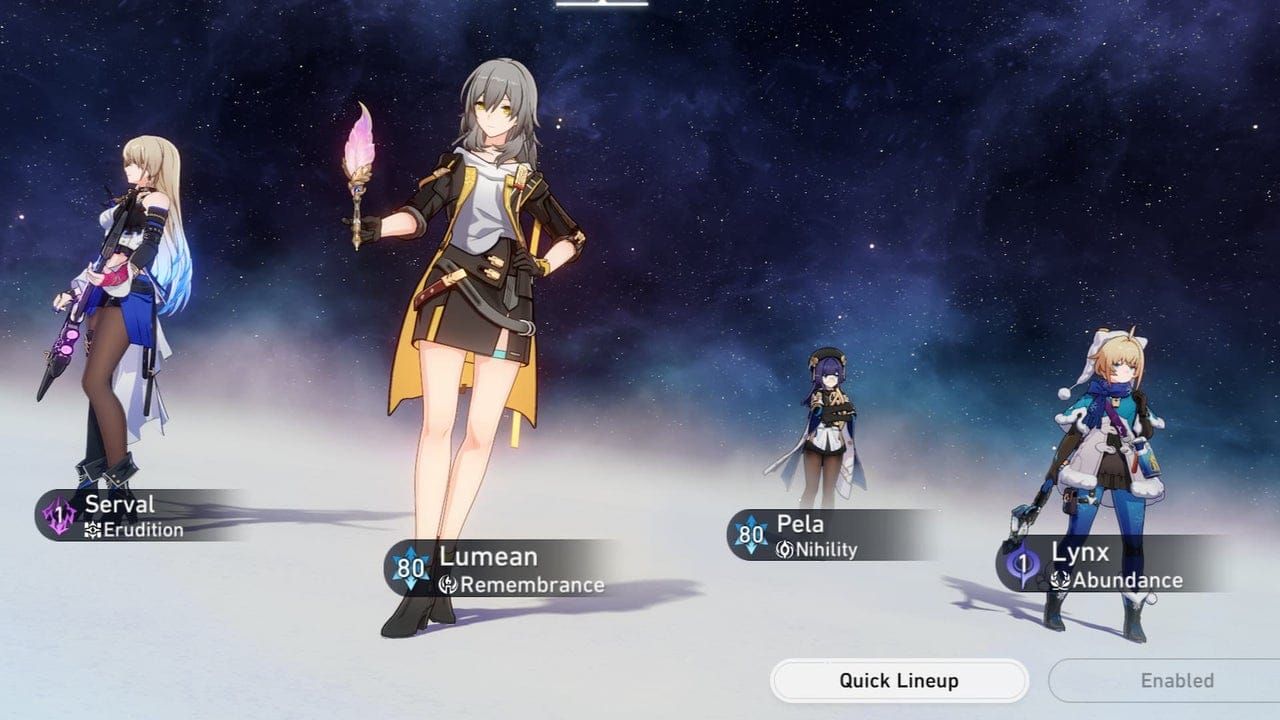 Remembrance core team composition guide featuring Castorice, Trailblazer, Tribbie, and Hyacine