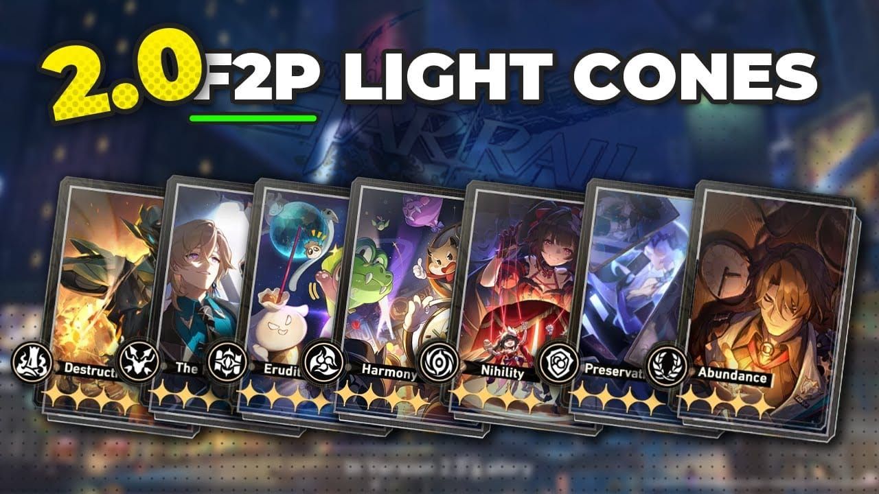 Honkai Star Rail F2P light cones Dance Dance Dance and Flames Afar