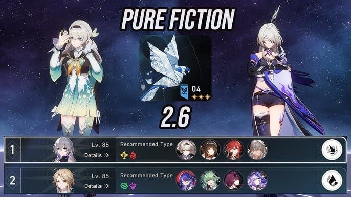 Firefly Super Break in Pure Fiction mode from Honkai Star Rail