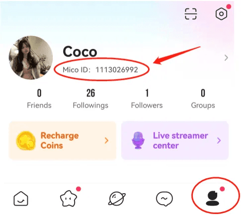 How to recharge MICO Live Coins (MENA)