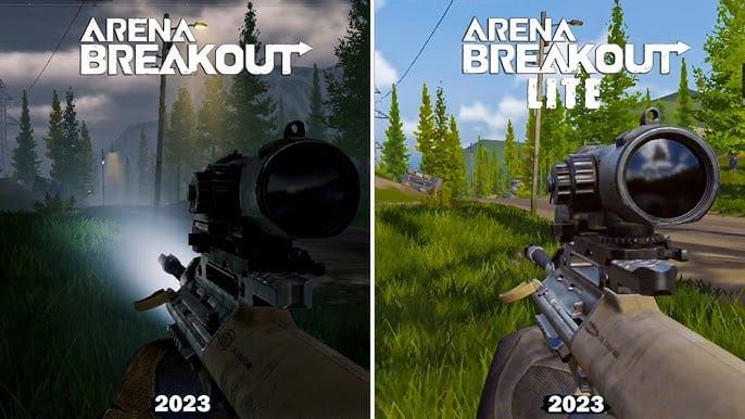 Сравнение видимости днем и ночью в Arena Breakout