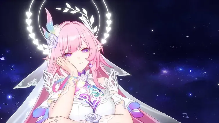 Honkai Star Rail Cyrene character with Demiurge memosprite summoned