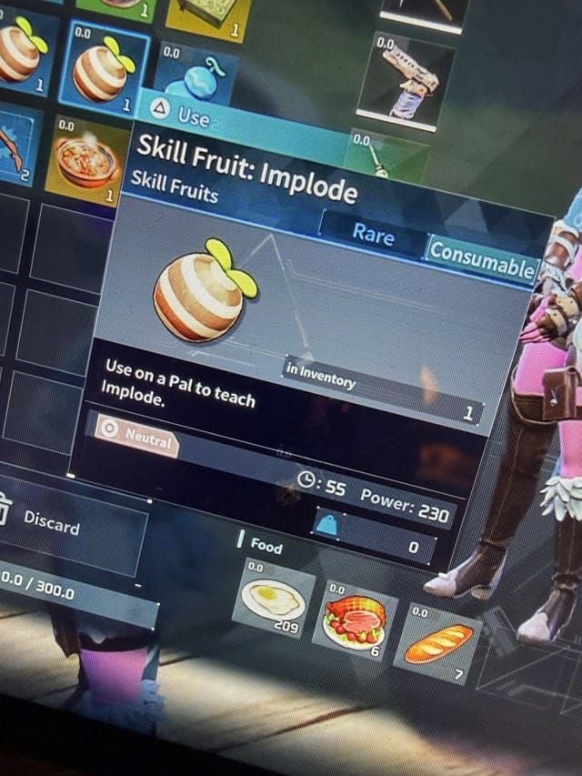 PUBG Mobile backpack inventory example with Energy Berries and medical supplies