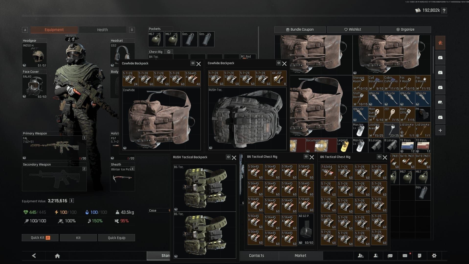 Arena Breakout Hideout stash upgrade guide from 2x2 to 10x10