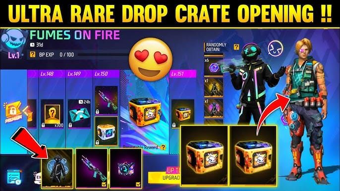 Free Fire Season 25 Booyah Pass level 100 rewards screenshot